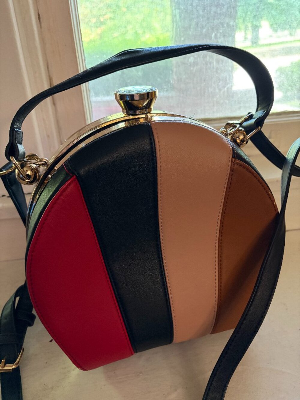 Colorblock purse